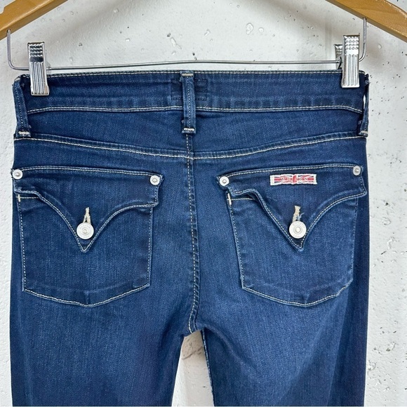 Hudson Women's Size 25 Bacara Straight Cuffed Crop Stretch Jeans - Picture 5 of 11